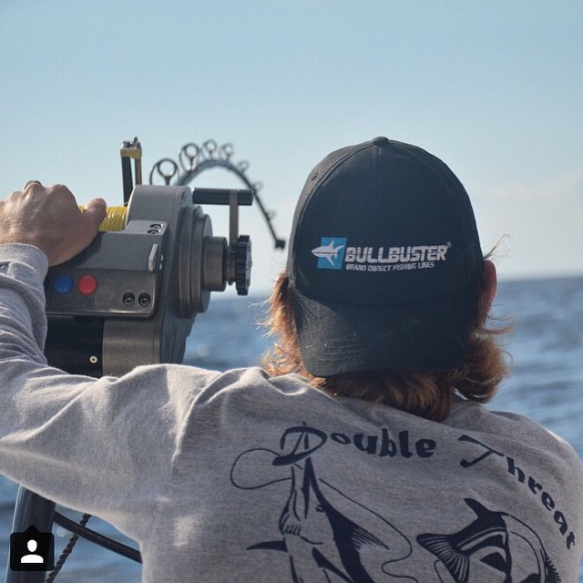 Waiting for the bite from a daytime swordfish.