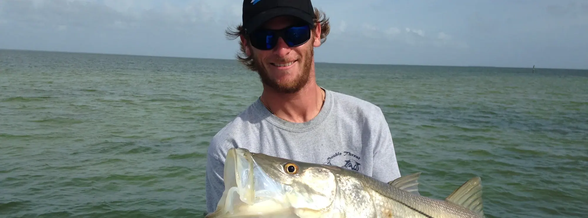 A snook caught inshore near Miami