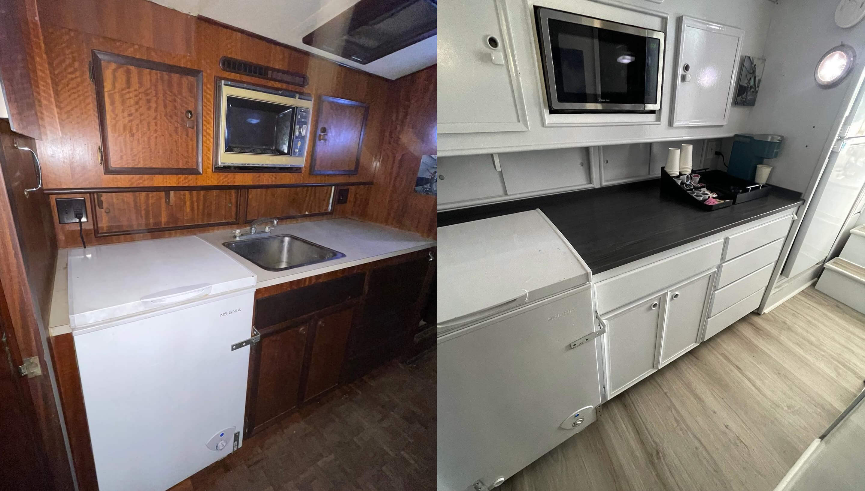 galley rennovation hatteras