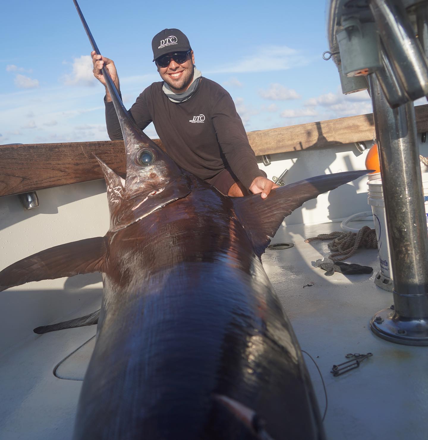 big swordfish during fall