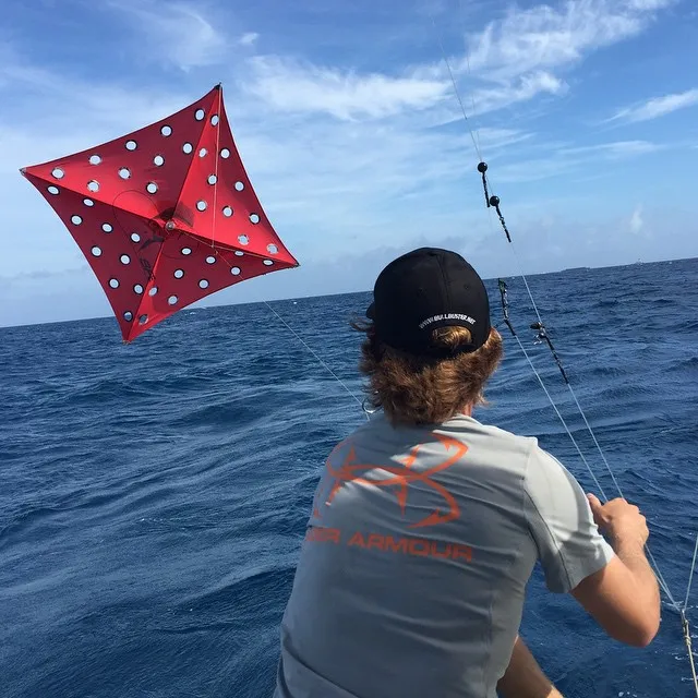 Wintertime Kite Fishing